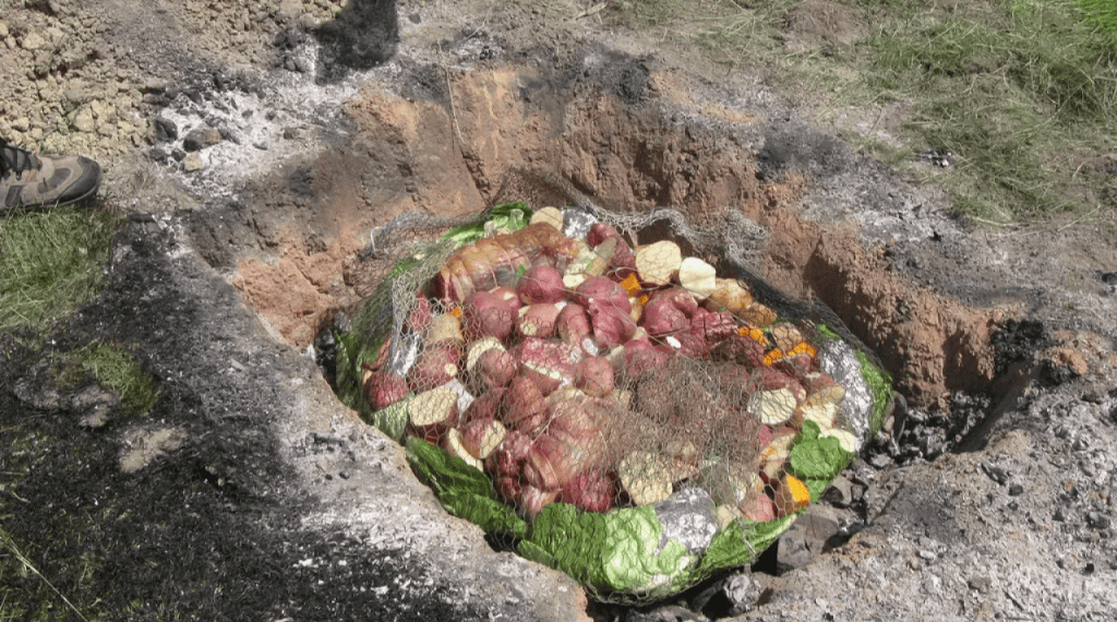 Hangi, modo de fazer comida na cultura maori