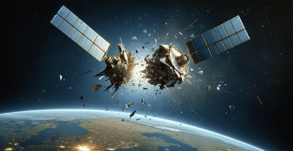 Olhar Espacial discute os riscos do lixo que cerca a Terra O número de objetos em órbita cresce em ritmo acelerado, impulsionado pela expansão de constelações como a da Starlink, serviço de internet da SpaceX. Entre um e dois satélites da rede reentram na atmosfera todos os dias, e a tendência é que esse movimento aumente.  Olhar Espacial discute os riscos do lixo que cerca a Terra