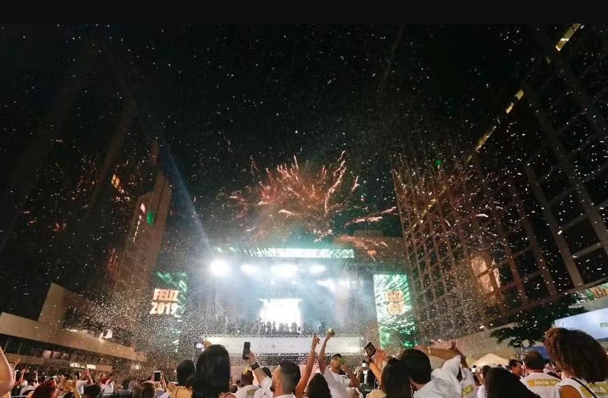 Ano Novo em São Paulo na Paulista
