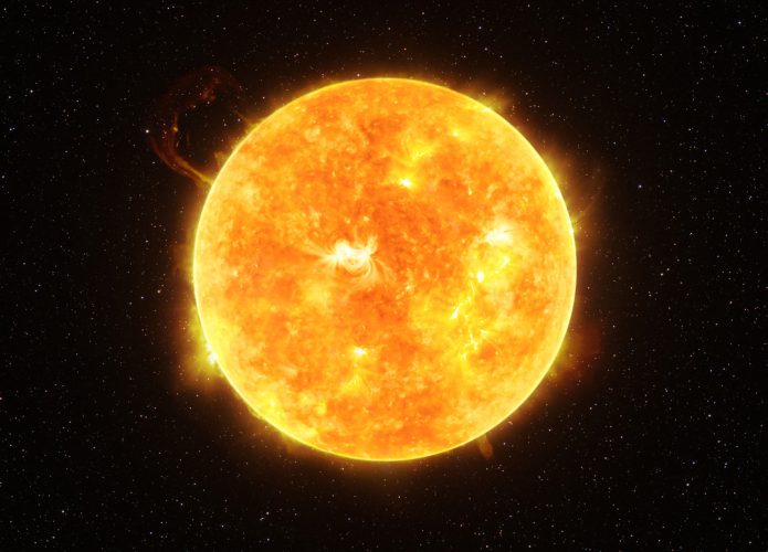 ¿Existe un agujero negro dentro del Sol?