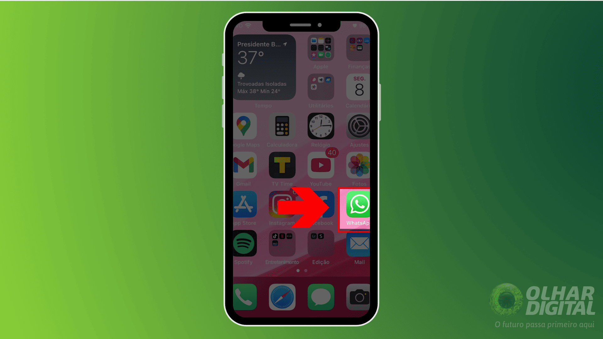 1 - Como excluir um contato no WhatsApp pelo iphone