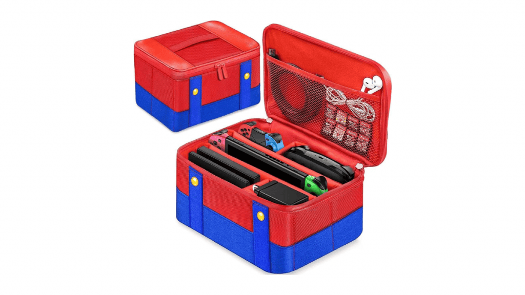 1 - cinco cases e bolsas de transporte para nintendo switch