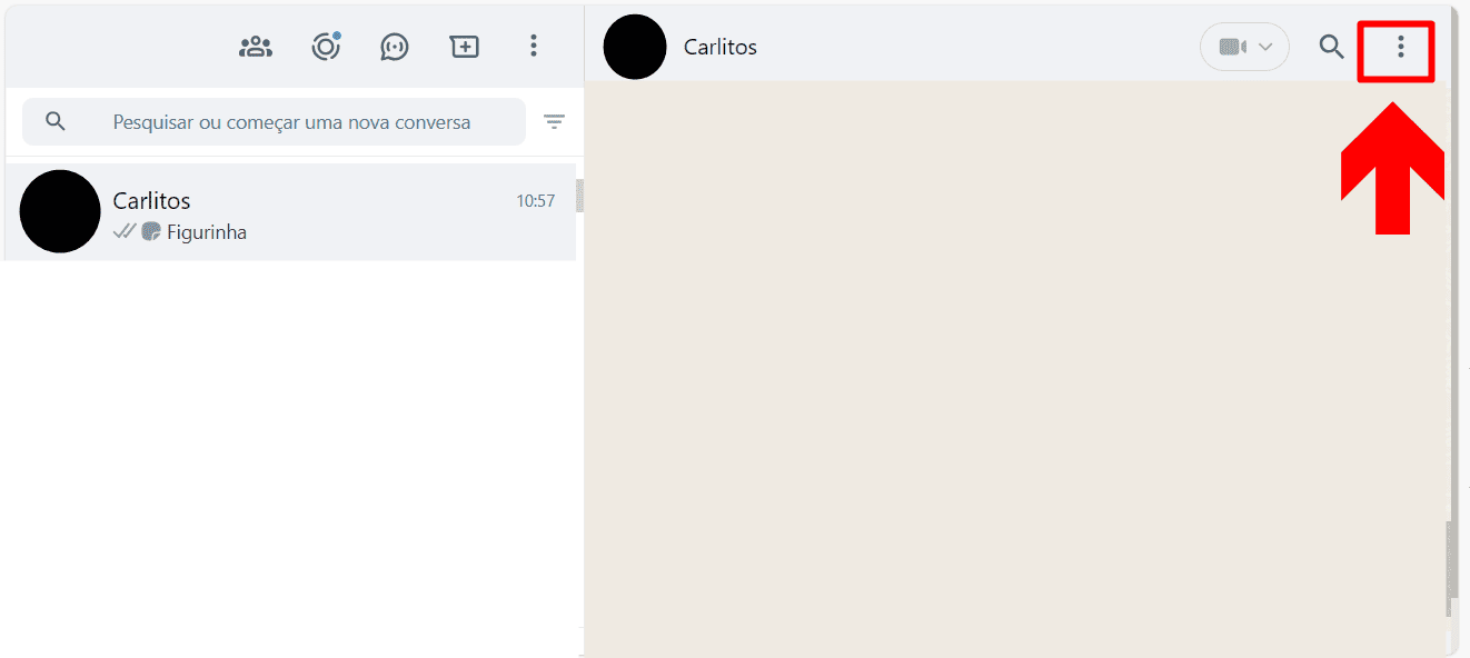 2 - como bloquear um contato pelo whatsapp web