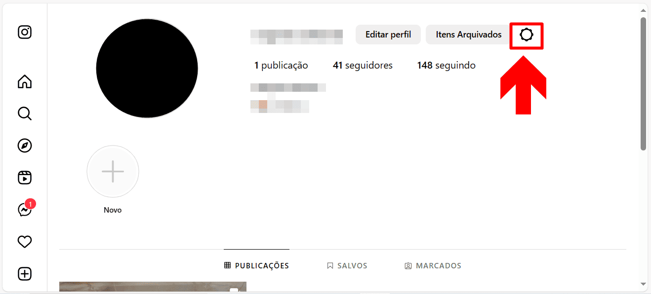 2 - como desbloquear uma pessoa pelo instagram via pc