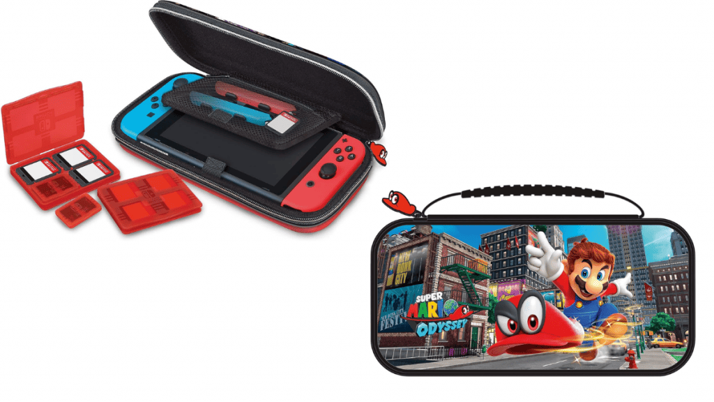 4 - cinco cases e bolsas de transporte para nintendo switch