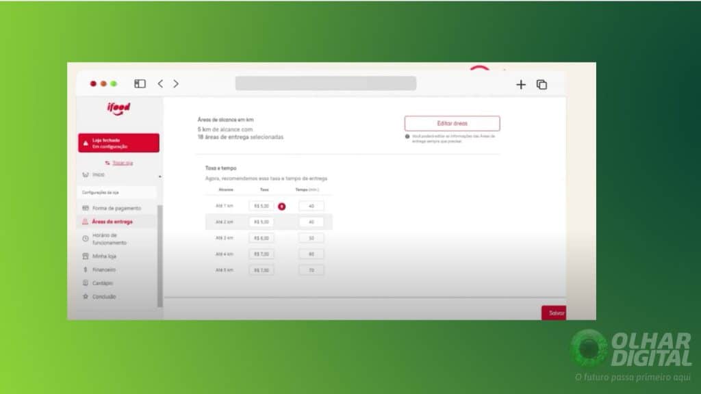 Como configurar sua loja no iFood Parceiro? Veja o guia para colocar seu restaurante no ar Configurar a loja no iFood Parceiro é um dos passos que mais influenciam na performance de um restaurante dentro da plataforma. A forma como você organiza a identidade visual, define as informações essenciais e ajusta as opções de pagamento e entrega determina não só a experiência do cliente, mas também o alcance da sua marca e a frequência de pedidos. Como configurar sua loja no iFood Parceiro? Veja o guia para colocar seu restaurante no ar