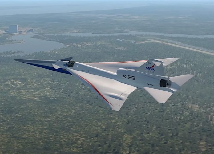 Aeronave supersônica e silenciosa da NASA será lançada nesta sexta (12)