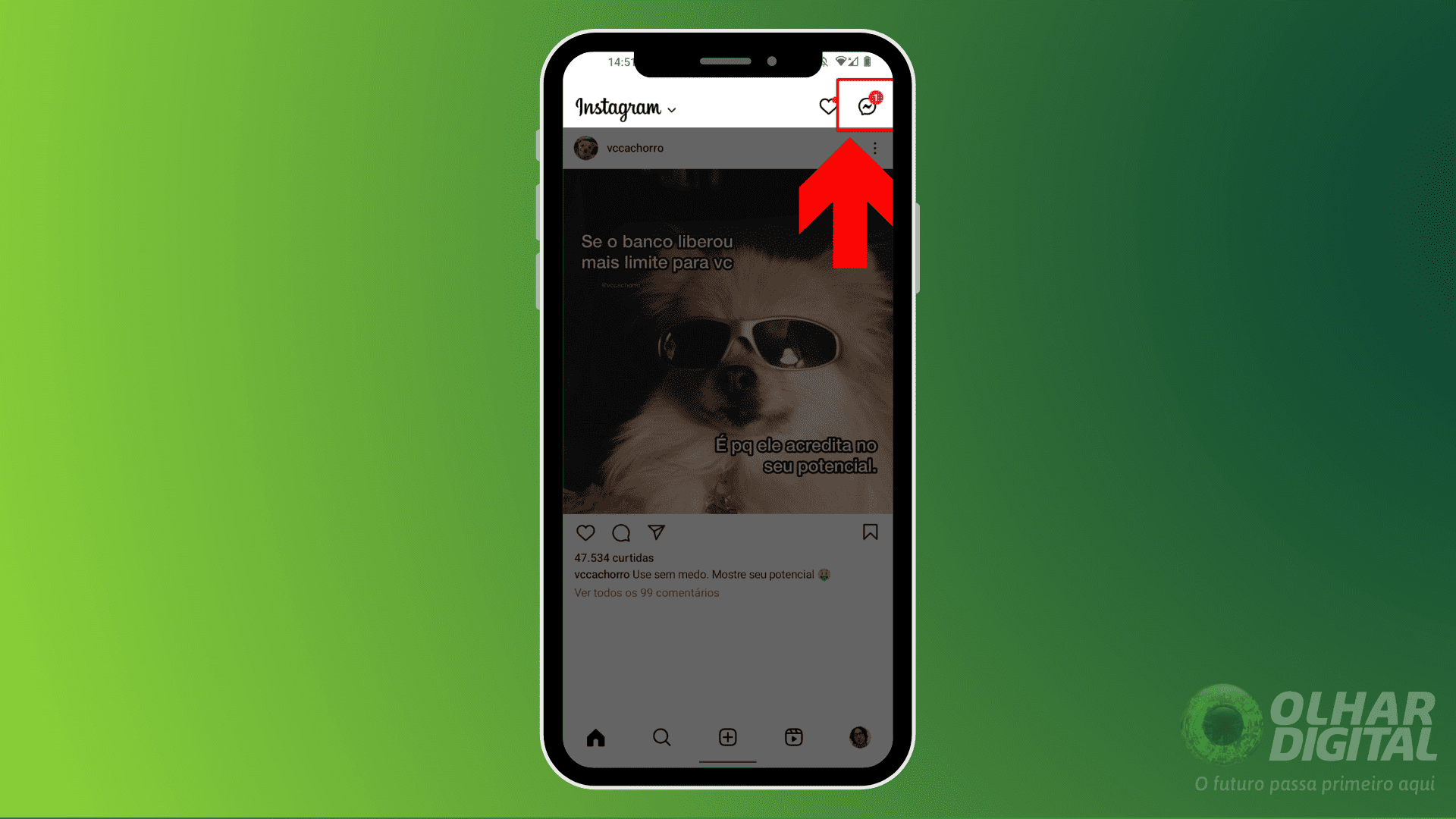 1 - como silenciar stories, posts e notas de um perfil no instagram