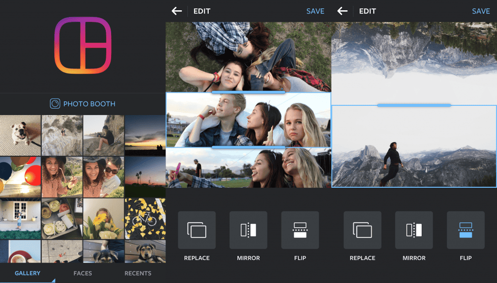 1 - layout from instagram
