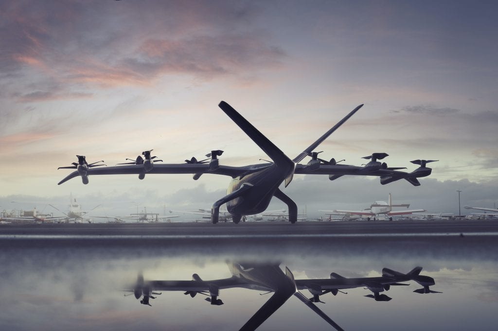 Imagem do avião Midnight, da Archer