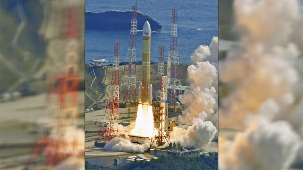 Lançamento do foguete H3, da JAXA, agência espacial do Japão