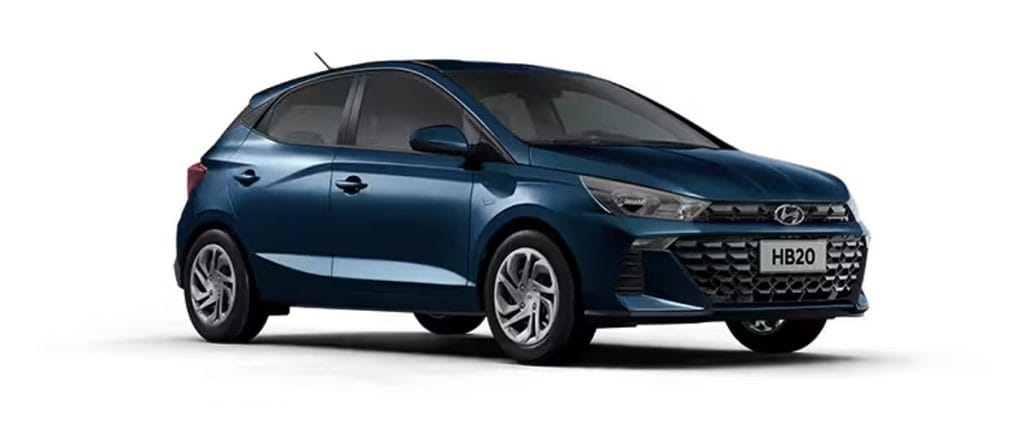 Carro modelo HB20 da Hyundai