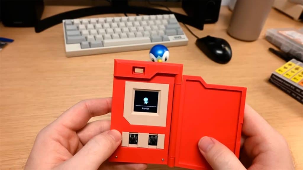 Captura de tela de vídeo sobre Pokédex real