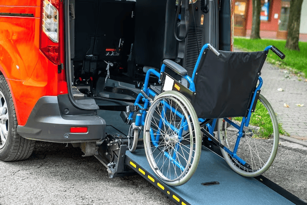 carro adaptado com rampa