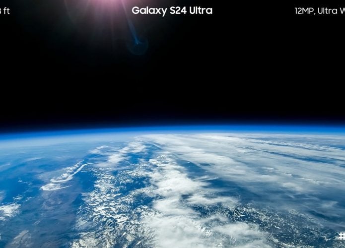 Samsung envía Galaxy S24 Ultra para fotografiar la Tierra desde el espacio