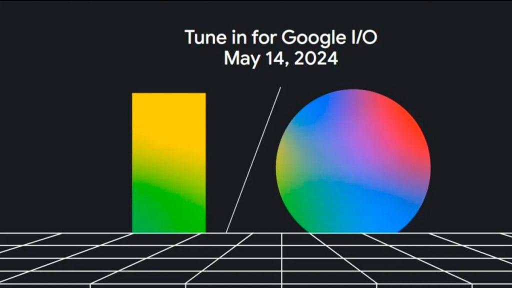 Ilustração do evento Google I/O 2024