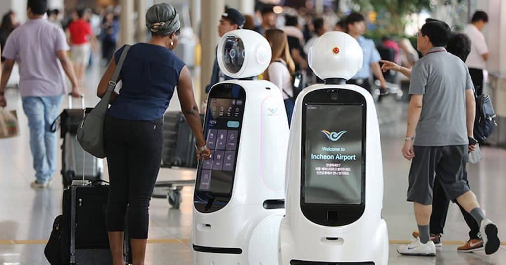 Terminais de reconhecimento facil com IA no Aeroporto Internacional de Incheon/reprodução