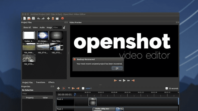 openshot editor de vídeo gratuito