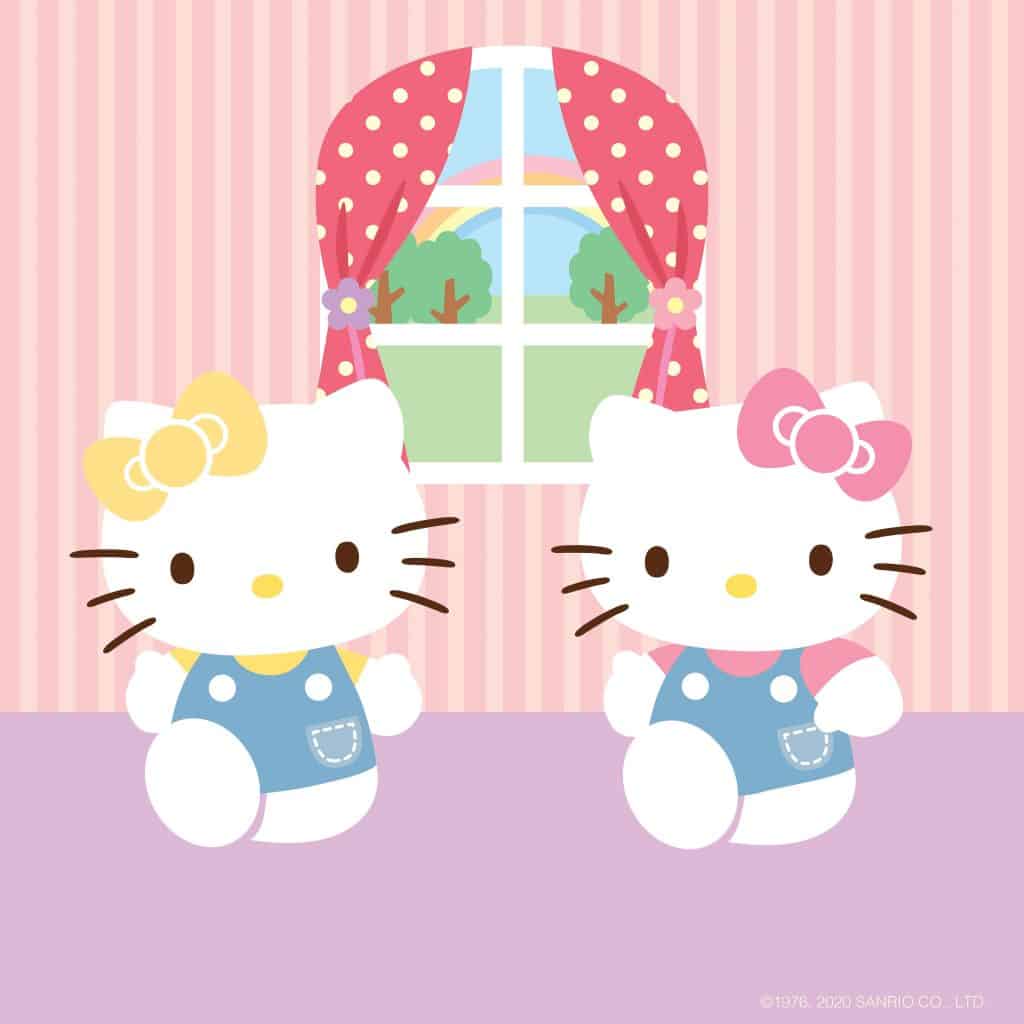 Um dos personagens é Mimmy, irmã de Hello Kitty