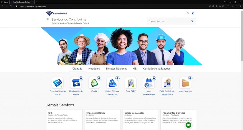 receita federal portal