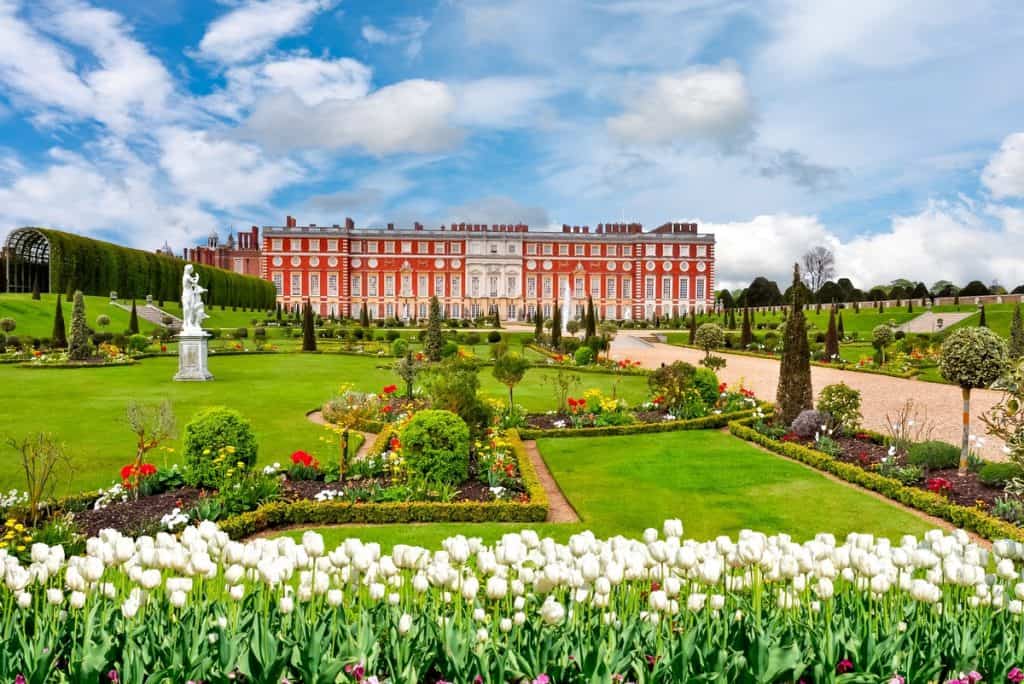 Hampton Court Palace, cenário de Bridgerton