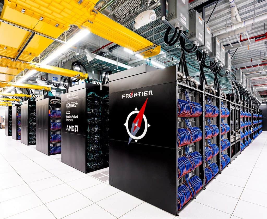 O supercomputador Frontier, o mais rápido do mundo