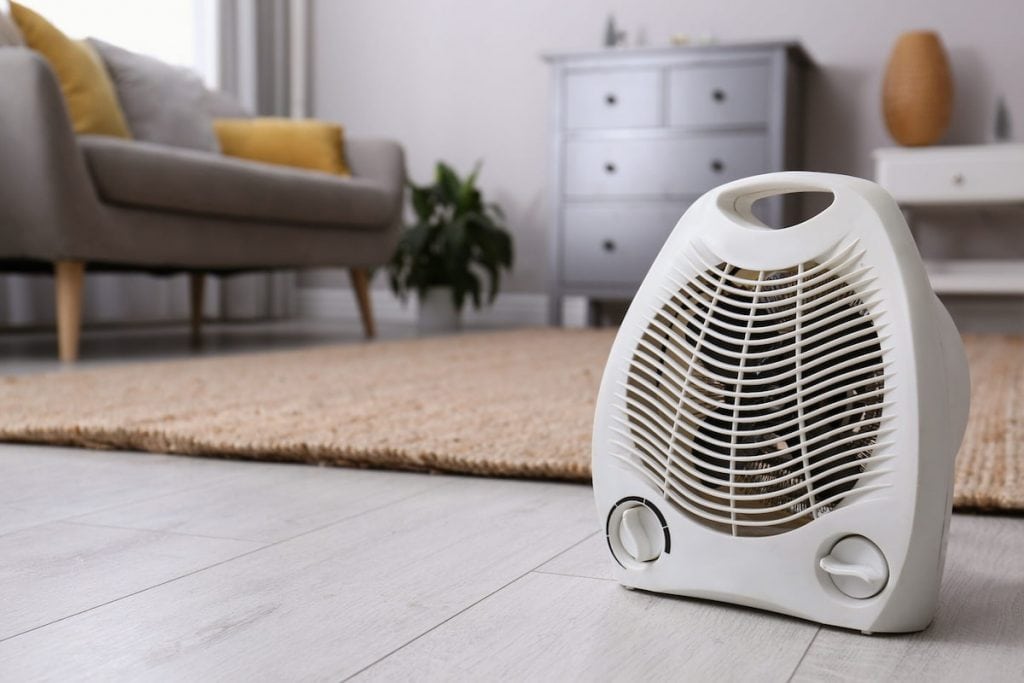 Aquecedor de ambiente via Shutterstock