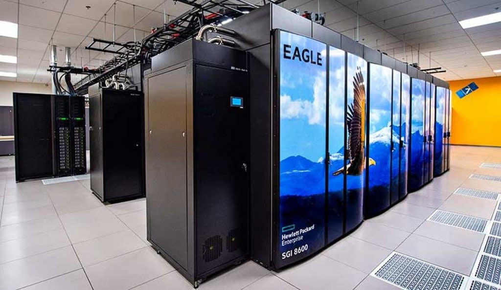 Eagle um dos top 3 dos supercomputadores mais rápidos do mundo