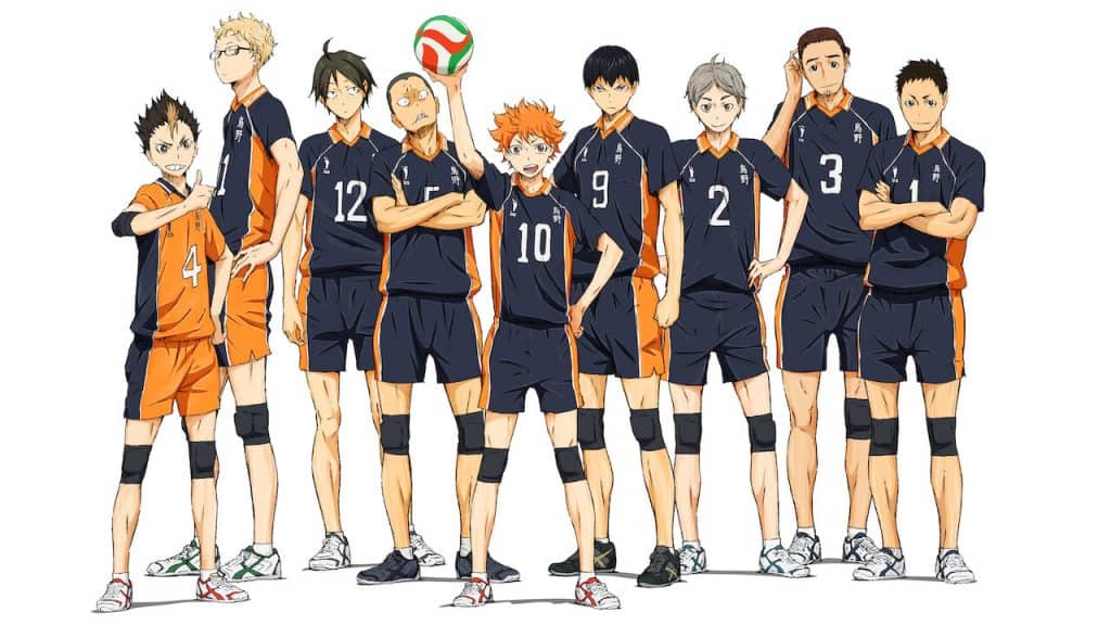 haikyuu!! anime personagens capa