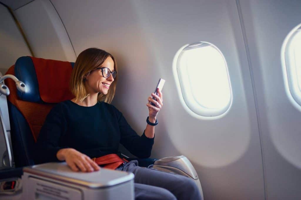 Usar internet do avião é seguro