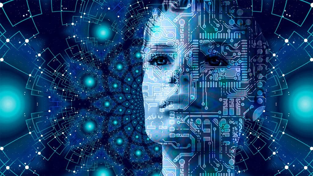 Ilustração de avatar de IA