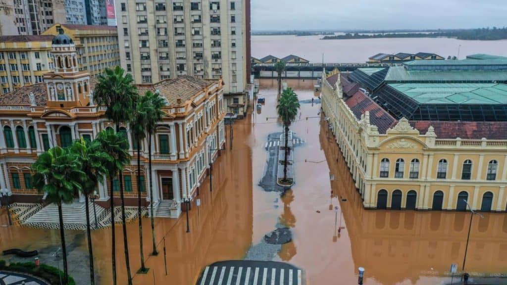 Imagem para ilustrar matéria sobre a crise no Rio Grande do Sul