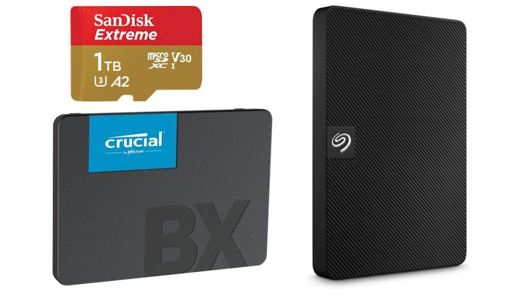 SSD e micro SD em oferta