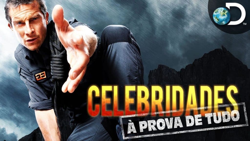 Bear Grylls em série de sobrevivência Celebridades à Prova de Tudo