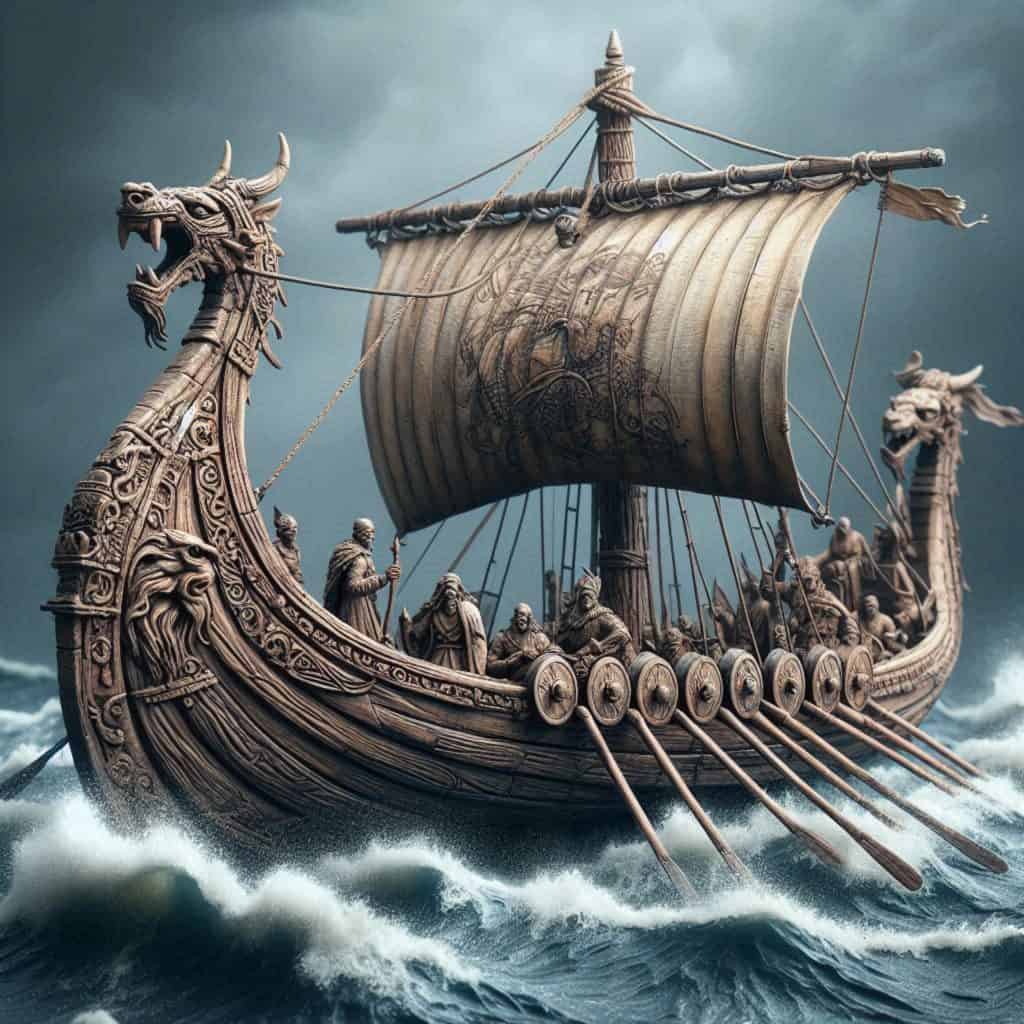 Antigo navio viking