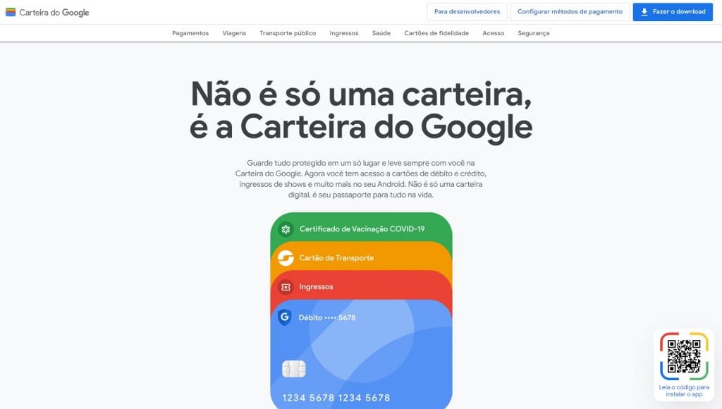 carteira do google