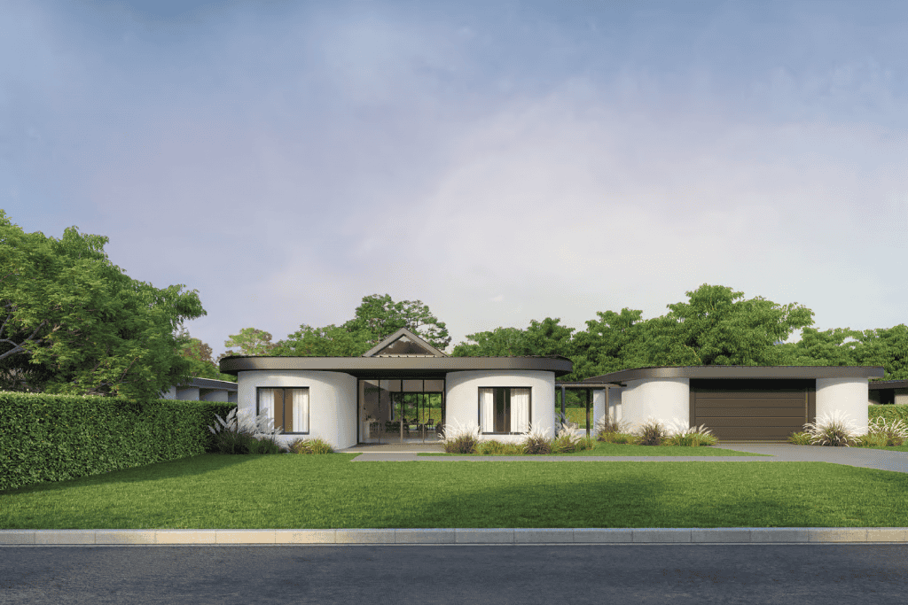 Foto mostra projeto Wimberley Springs, de casas 3D de luxo.