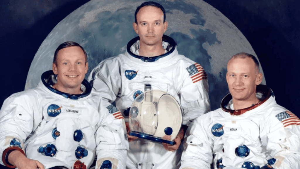 neil armstrong, buzz aldrin e michael collins