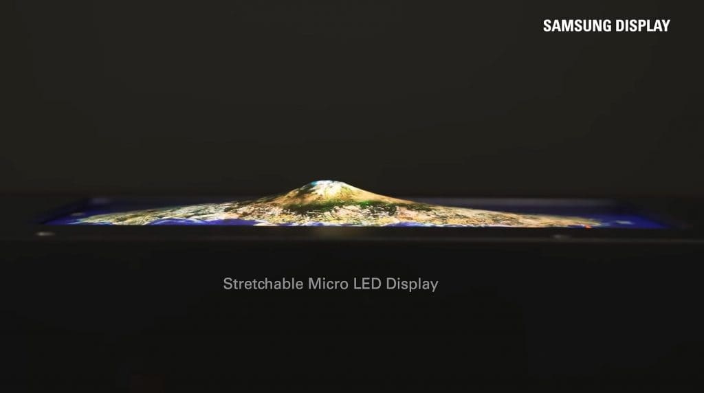 tela extensível da Samsung