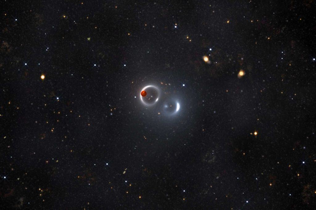 Outra imagem simulando a possível estrela