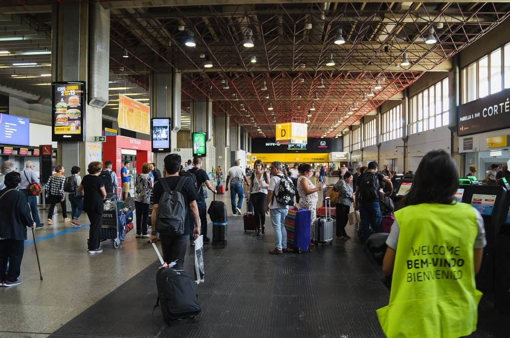 saguão do aeroporto de guarulhos