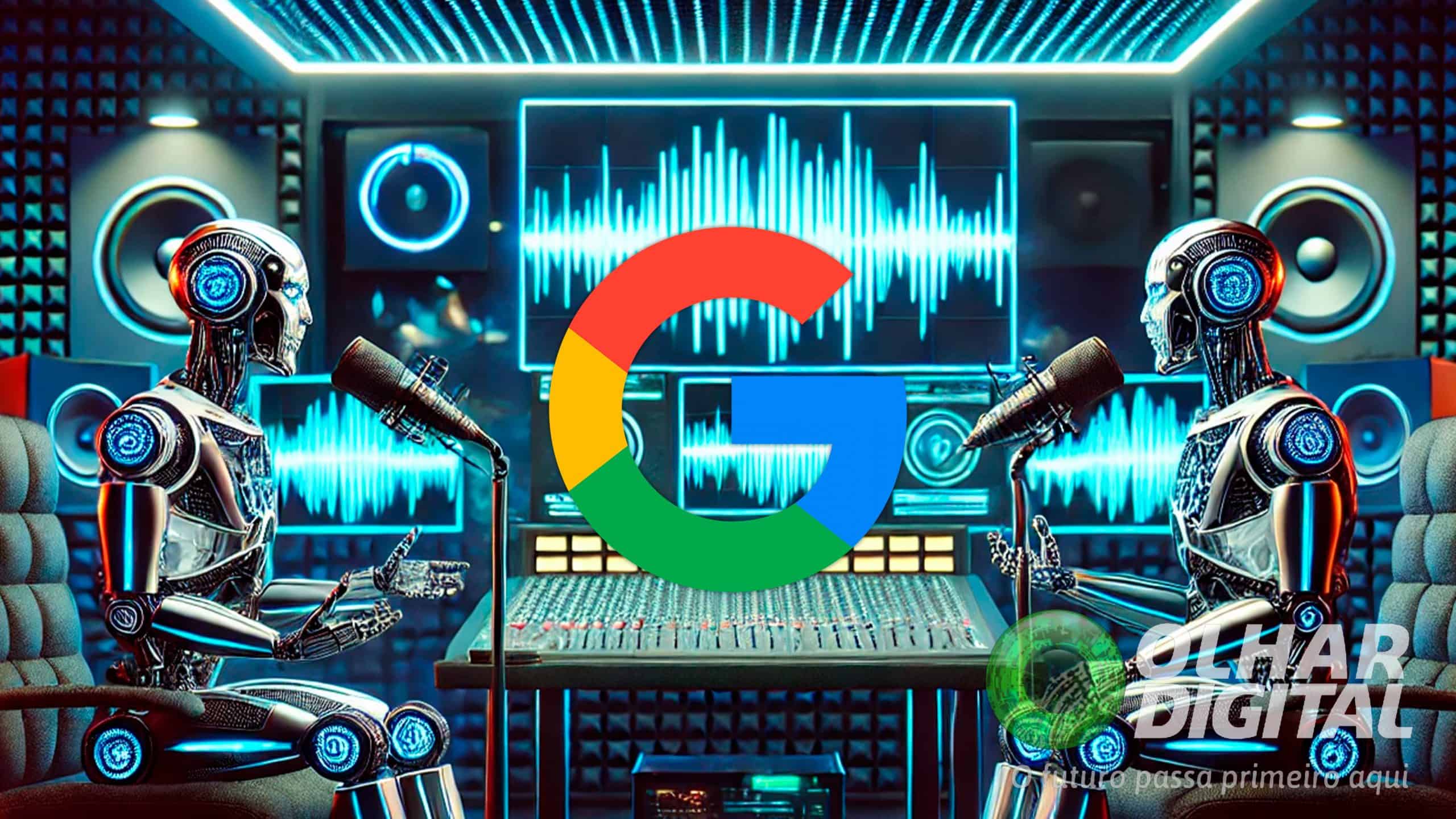 IA do Google cria podcast com base no que você escreve - Olhar Digital