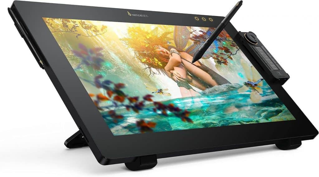 imagem mostra o tablet Xencelabs Pen Display 24