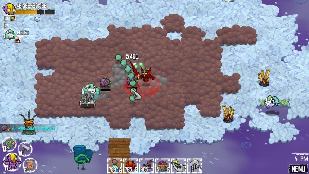 imagem mostra o personagem do jogo lutando contra outros personagens 