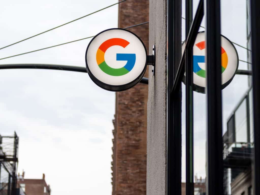 Placa do Google em fachada