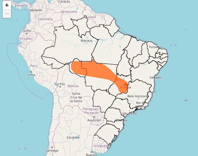 Alerta laranja Inmet 