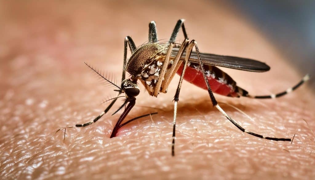 Mosquito Aedes aegypti, que carrega o vírus da dengue