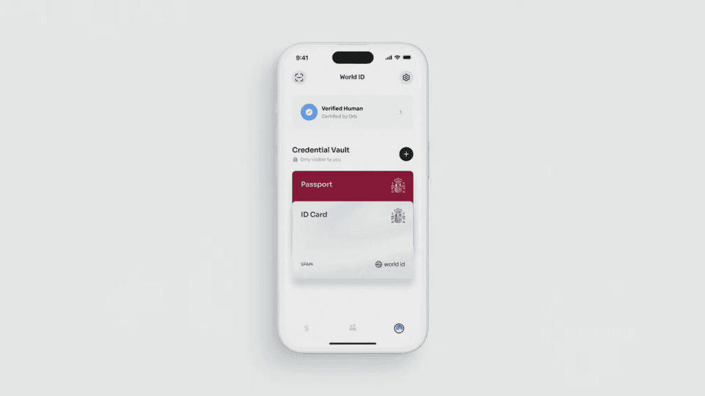 Captura de tela do World App