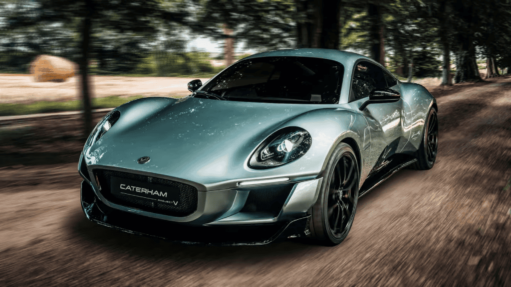 Carro esportivo elétrico da Caterham, com participação da Yamaha
