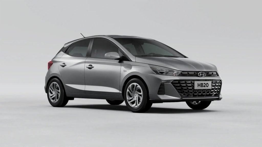  Hyundai HB20 Sense Plus, um dos modelos de carros com ADAS mais baratos
